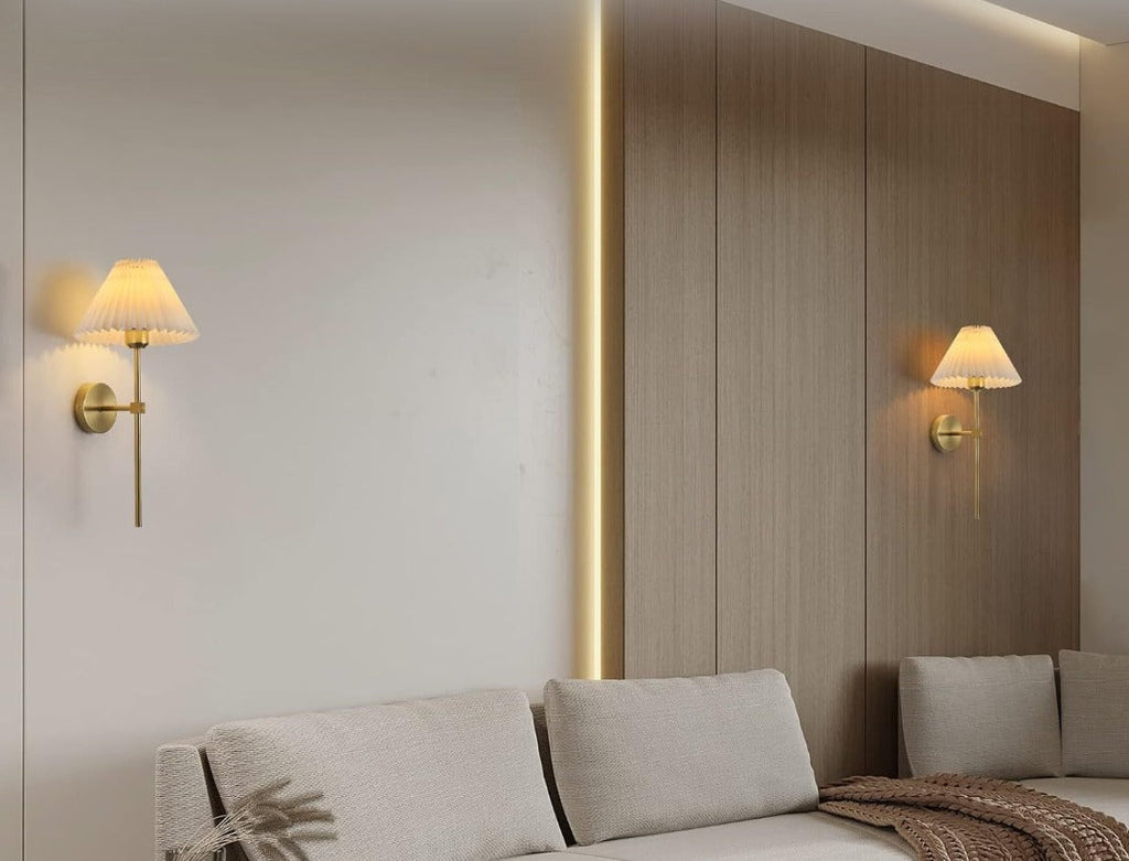 Applique en lin bronze
