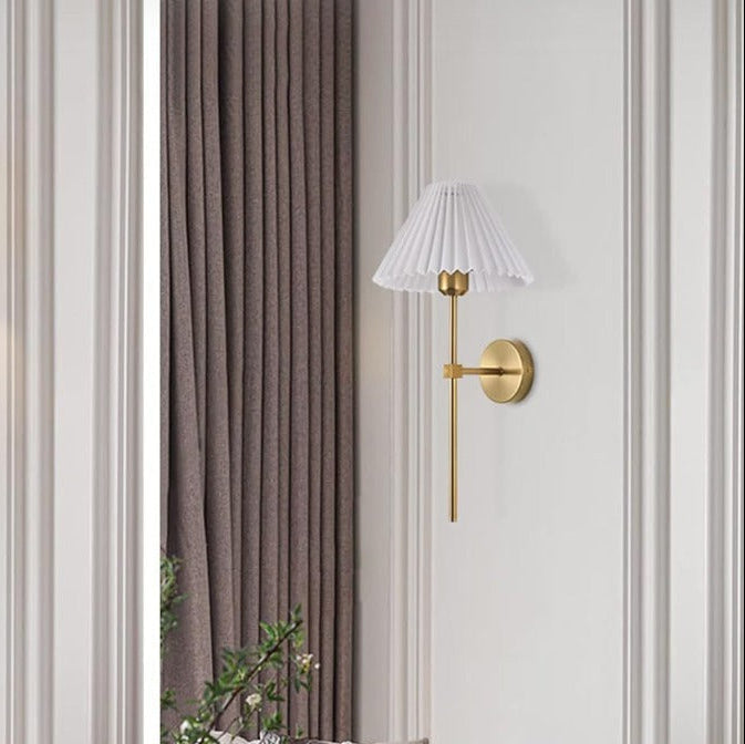 Applique en lin bronze