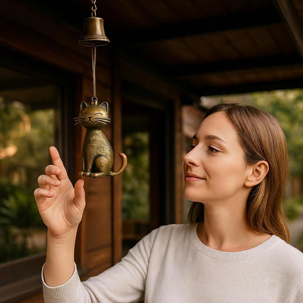 COPPERPAWS – Carillon en cuivre fait main pour une ambiance tranquille à la maison