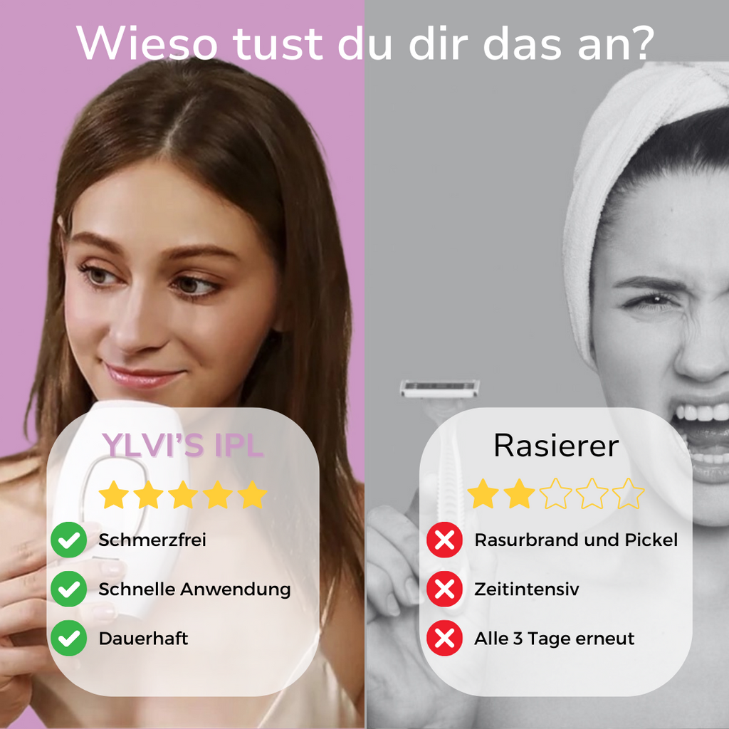 Venzani Ylvis IPL Épilateur I La meilleure épilation laser à domicile
