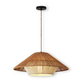 SakuraZen Suspension – Lampe à Pendre Inspirée du Japon en Style Wabi-Sabi