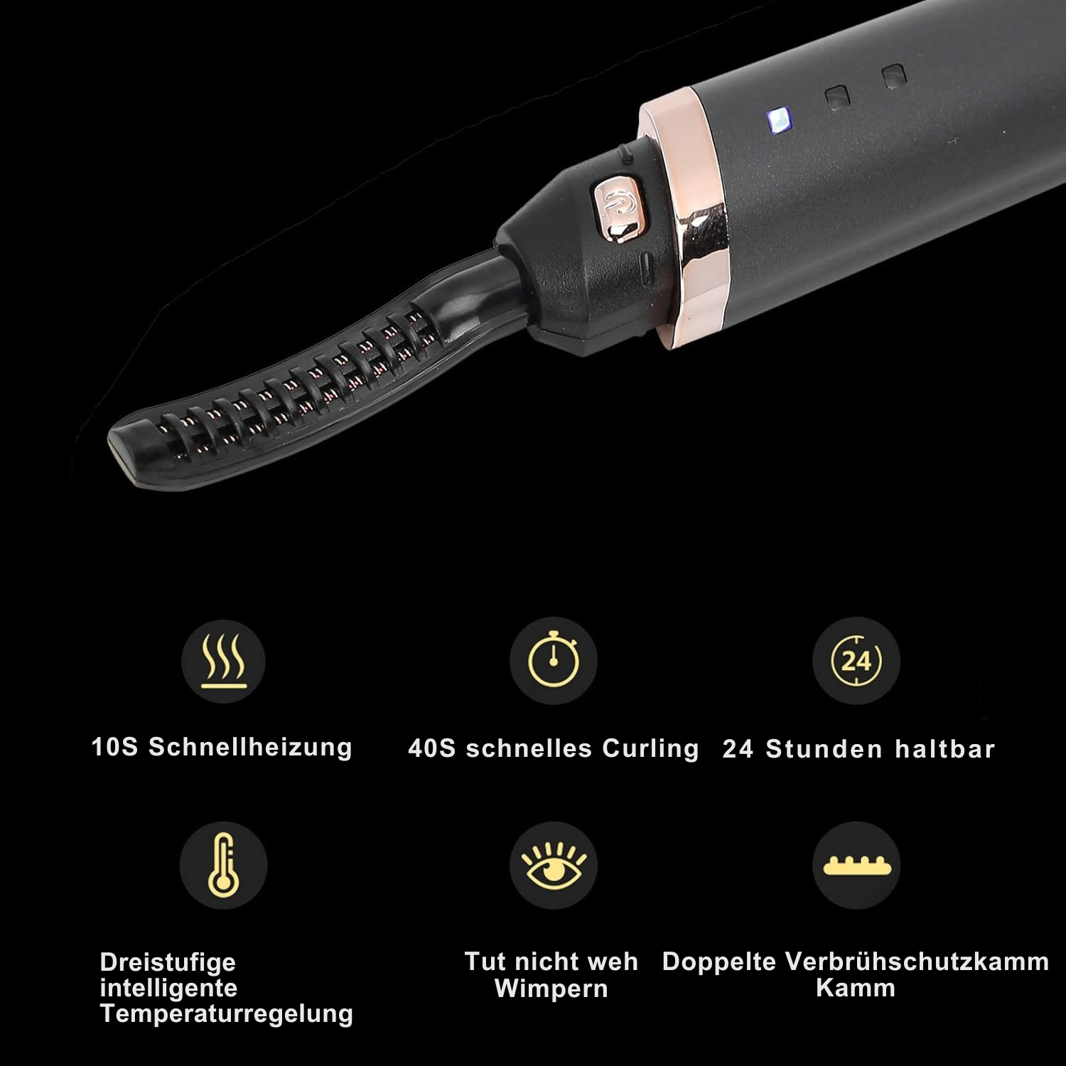 Pince à cils | Courbure rapide | Douce & Sûre | Rechargeable USB | LashCurve