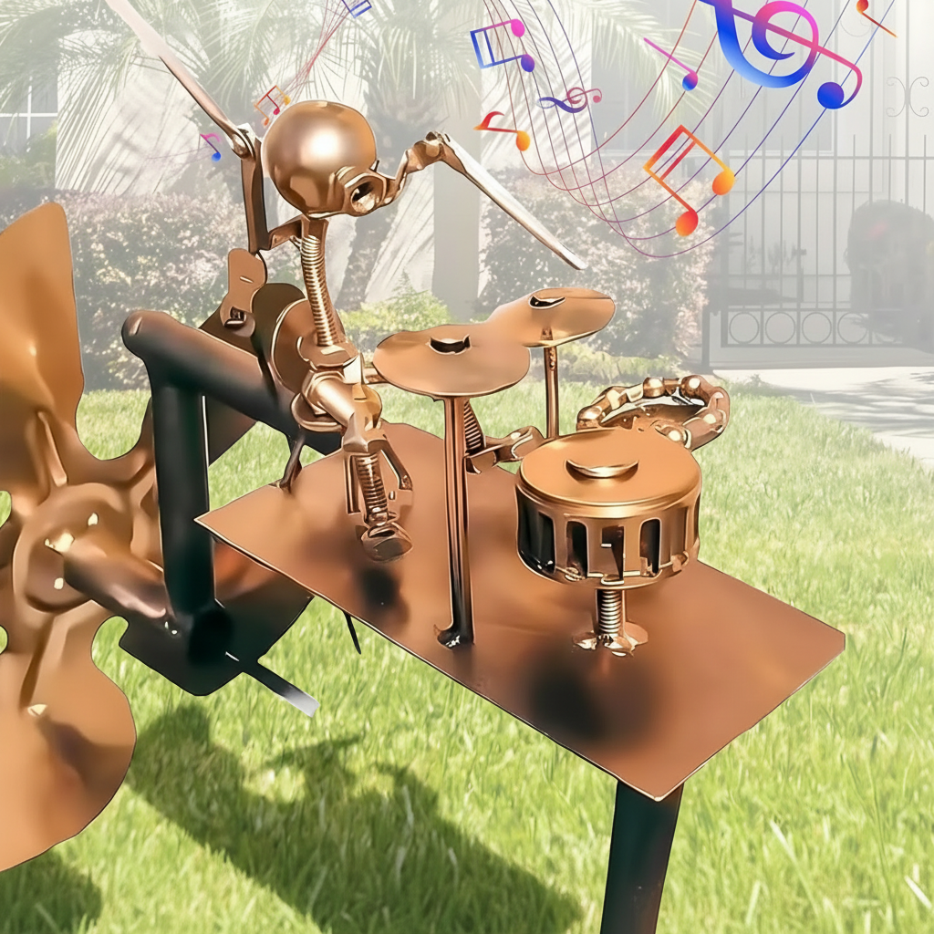 WINDMELODY - Carillon de jardin et de terrasse en acier résistant aux intempéries