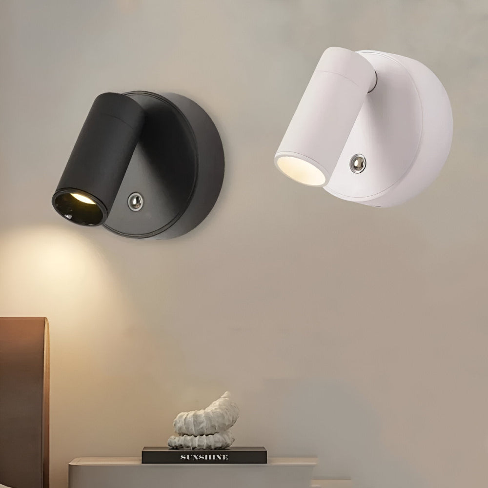 Lampe de Chevet Sans Fil Rechargeable à Trois Couleurs - Lampe Murale Magnétique Polyvalente