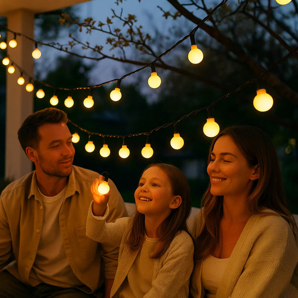 Lampes de Jardin Solaires LED Étanches – Éclairage Extérieur pour Terrasse et Jardin, 10m avec Capteur Automatique