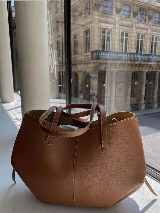 Sac cabas femme grand format 2 poignées + bandoulière amovible
