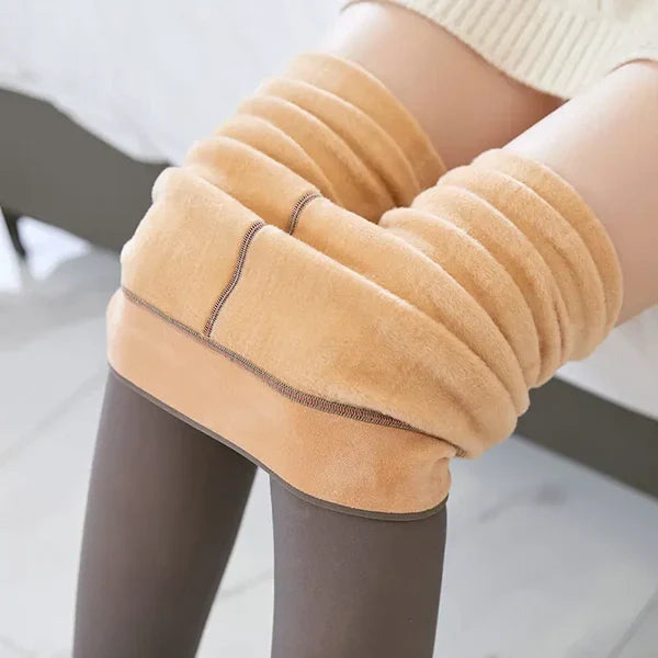 Skanto | Collants Thermiques Femme - Collants Doublés en Fleece pour l'Hiver