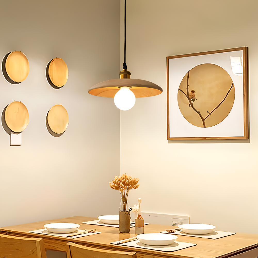 Hikaria Suspension – Suspension en Bois au Design Minimaliste Japonais