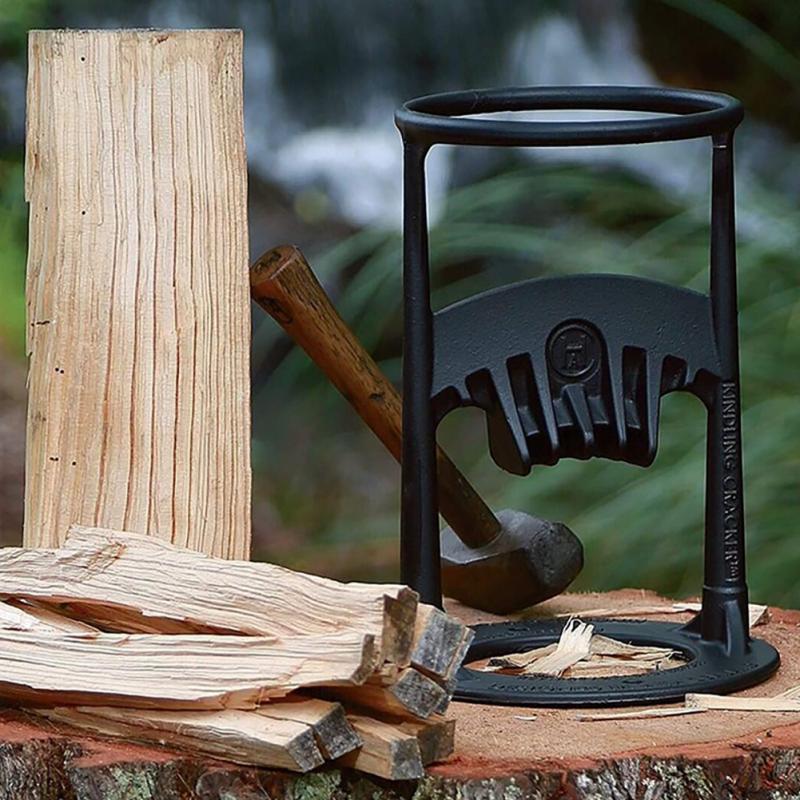 Fendeur de Bois Manuel pour Fendre du Bois de Chauffage en Toute Sécurité et Efficacité