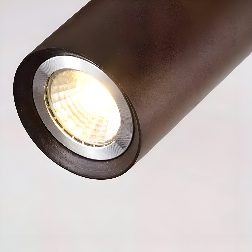 NordBeam – Spot de Plafond Réglable en Bois et Métal avec Éclairage LED