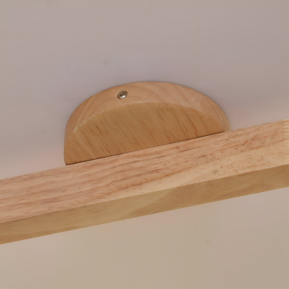 NordBeam – Spot de Plafond Réglable en Bois et Métal avec Éclairage LED