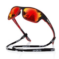 POLARSPORTX Pro – Lunettes de sport polarisées avec protection UV400 pour les activités de plein air et la vie quotidienne