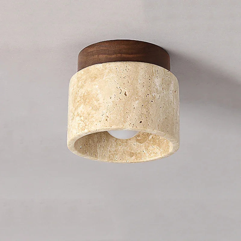 Lampe de plafond japonaise au design crème – éclairage minimaliste
