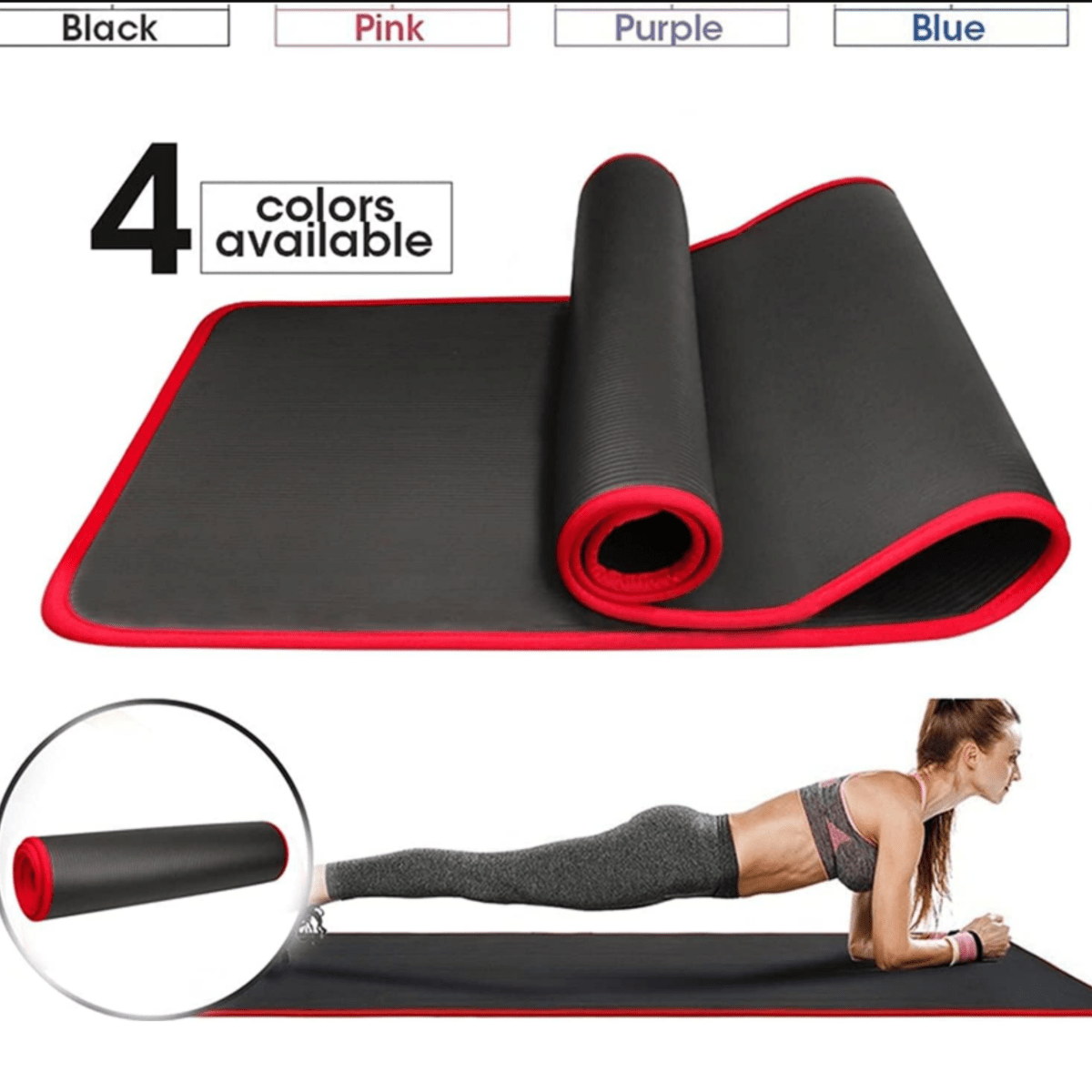 ZENFLEX – Tapis de yoga extra épais avec technologie anti-dérapante