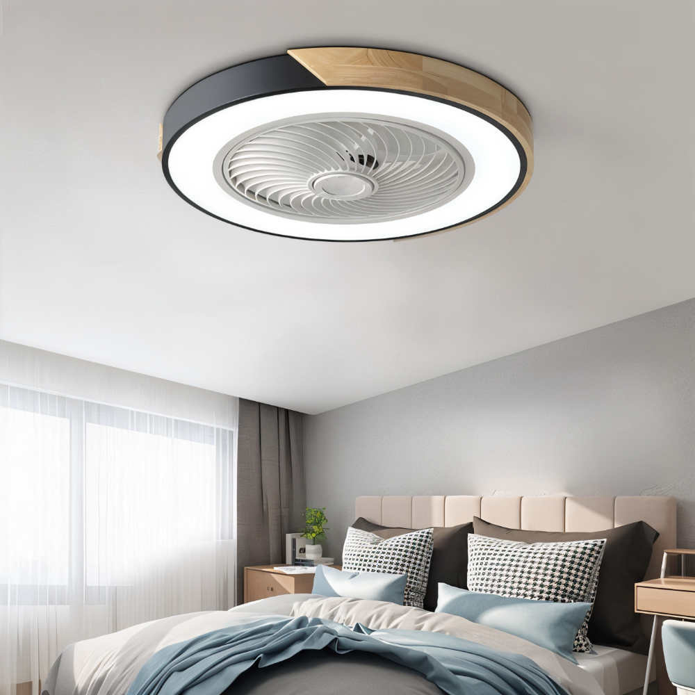 AeroVento – Ventilateur de plafond intelligent avec éclairage LED et fonctionnement silencieux