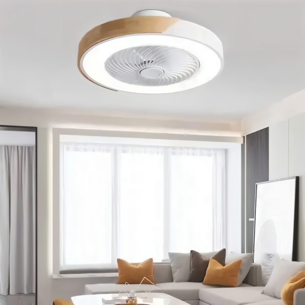AeroVento – Ventilateur de plafond intelligent avec éclairage LED et fonctionnement silencieux
