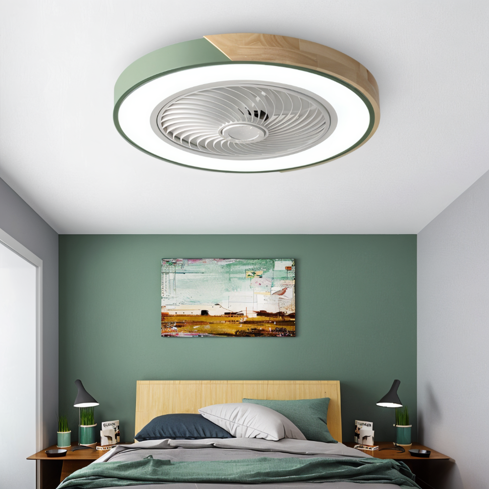 AeroVento – Ventilateur de plafond intelligent avec éclairage LED et fonctionnement silencieux