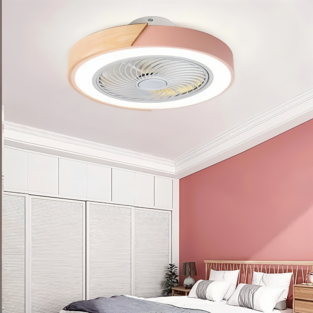 AeroVento – Ventilateur de plafond intelligent avec éclairage LED et fonctionnement silencieux