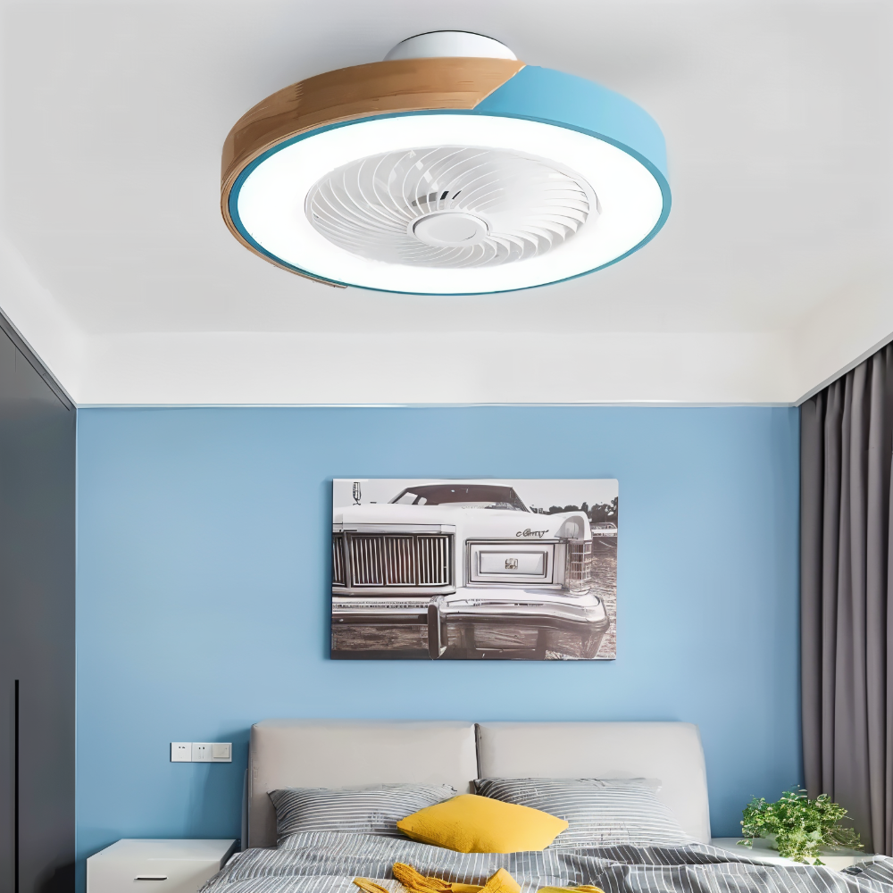 AeroVento – Ventilateur de plafond intelligent avec éclairage LED et fonctionnement silencieux