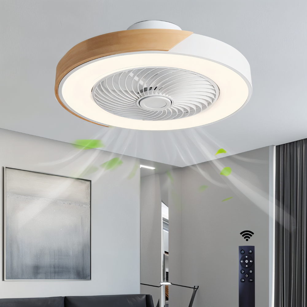 AeroVento – Ventilateur de plafond intelligent avec éclairage LED et fonctionnement silencieux