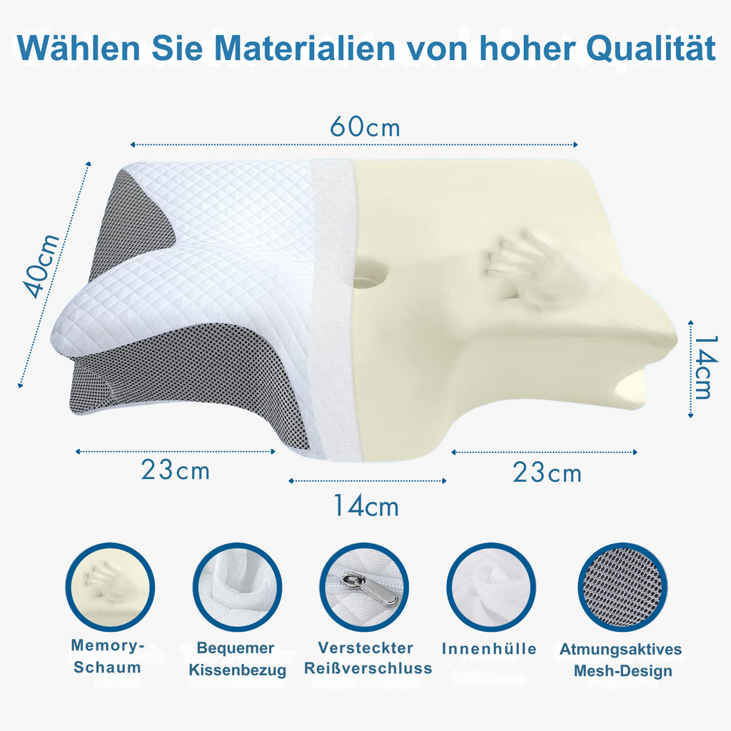 ZenHaven™ Oreiller en Mousse à Mémoire