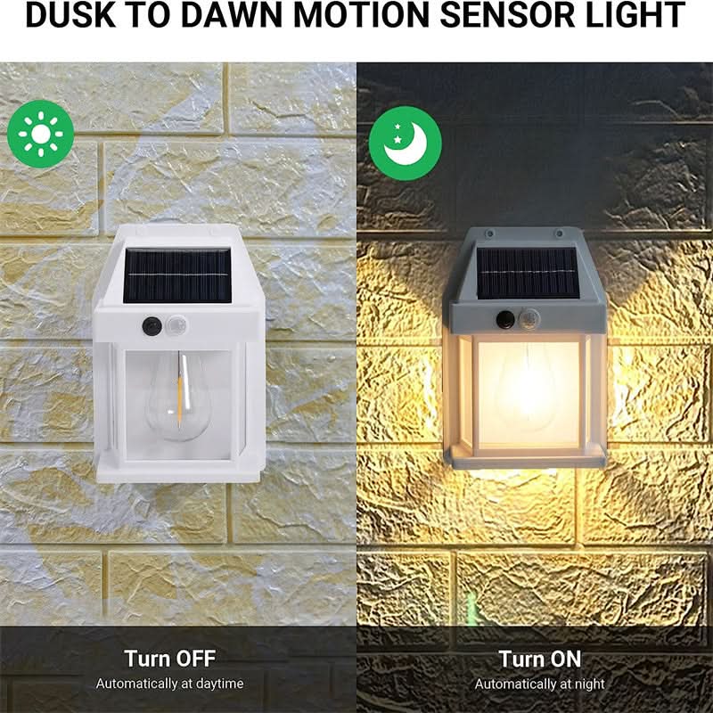 Lampe solaire pour jardin et extérieur