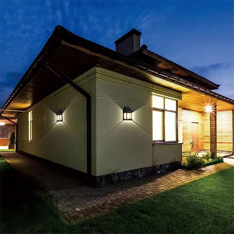 Lampe solaire pour jardin et extérieur