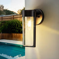 Lampe murale solaire extérieure avec lumière LED visible