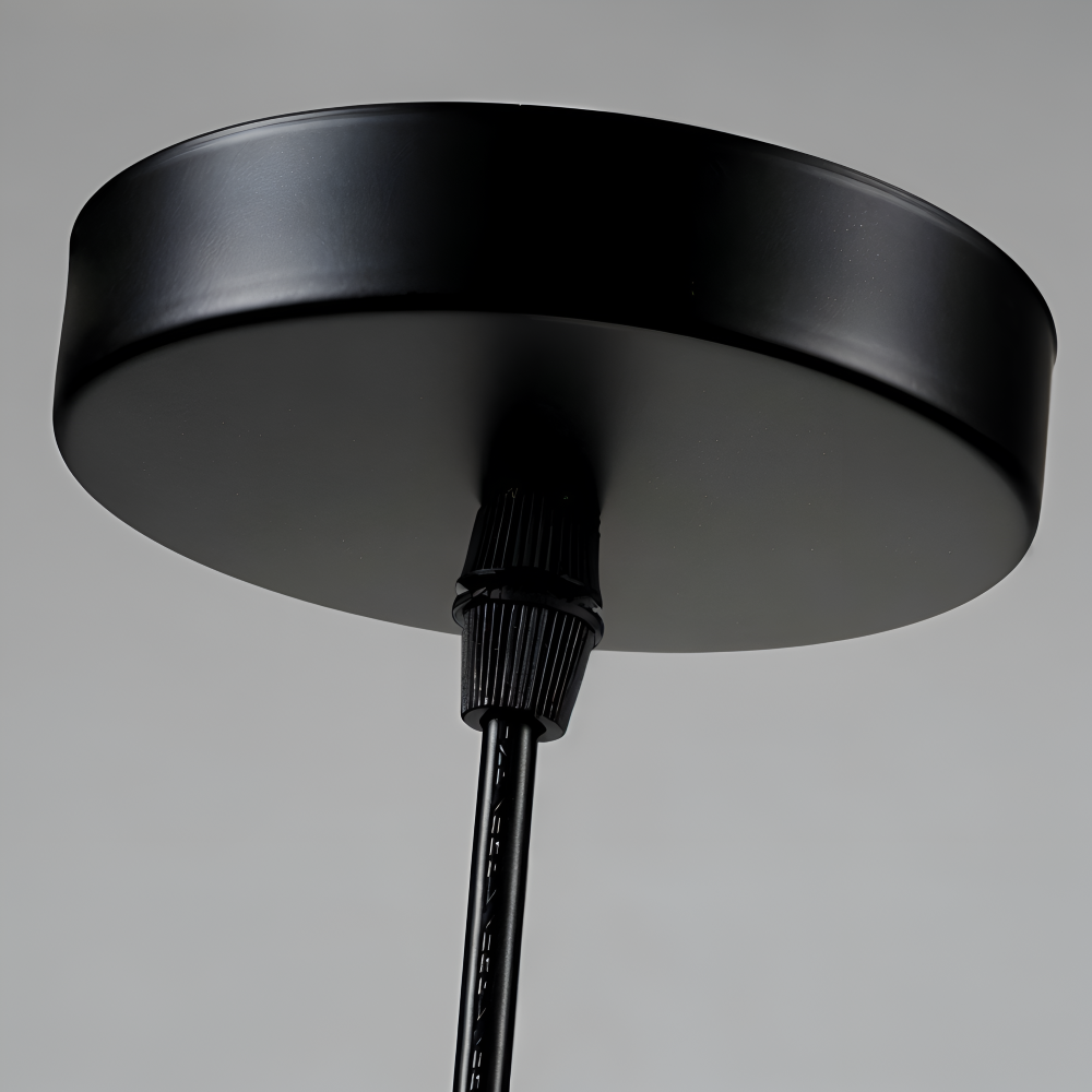 Lampe suspendue pour enfants en verre avec motifs d'animaux nordiques