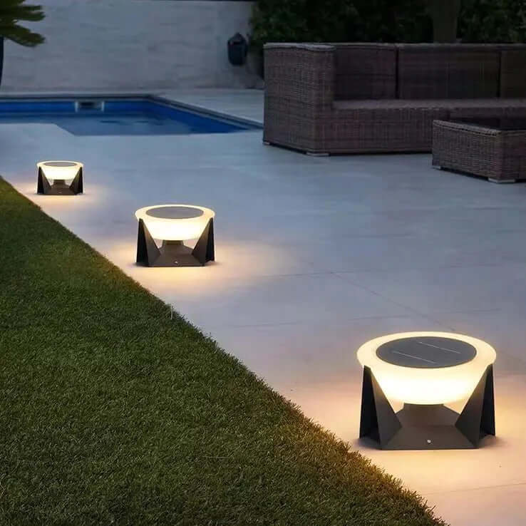 Lampes de Jardin Solaires - Éclairage Extérieur Économe en Énergie
