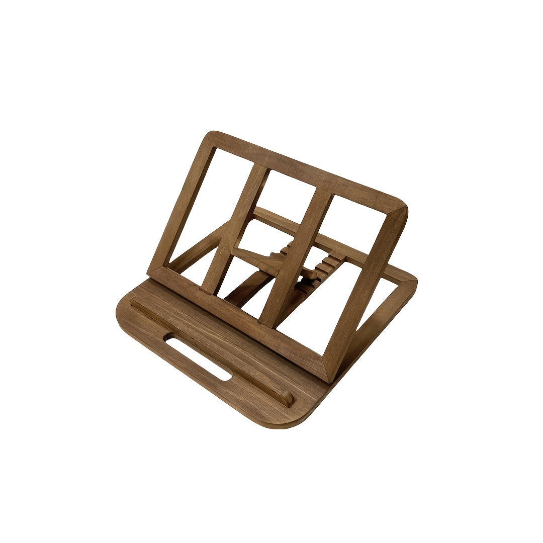 WOODIFY - Support en bois ajustable pour ordinateur portable de 11 pouces, accessoire de bureau pliable