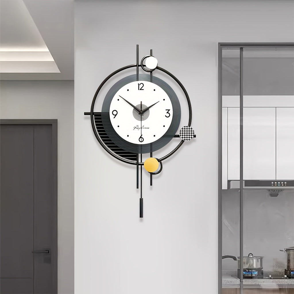 AURA - Horloge de Salon Élégante avec Accent de Design Simple