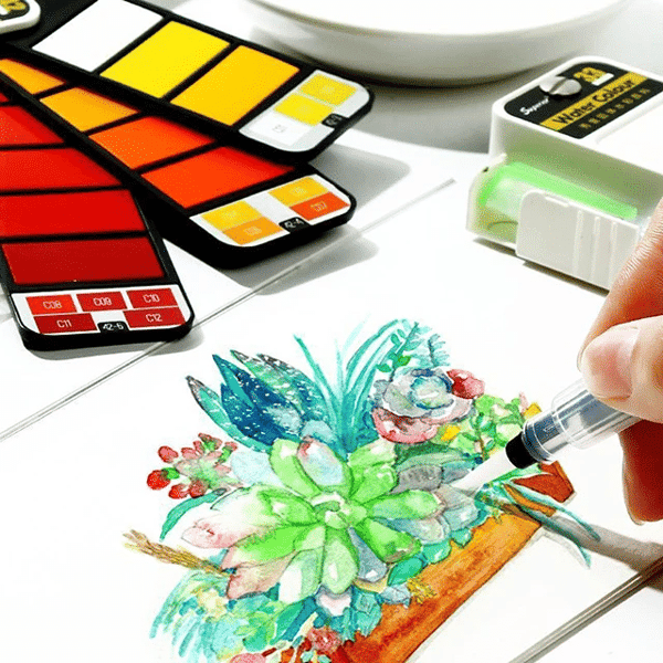 Creativo™ | Ensemble de Aquarelle Ensemble de voyage pratique pour aquarelle