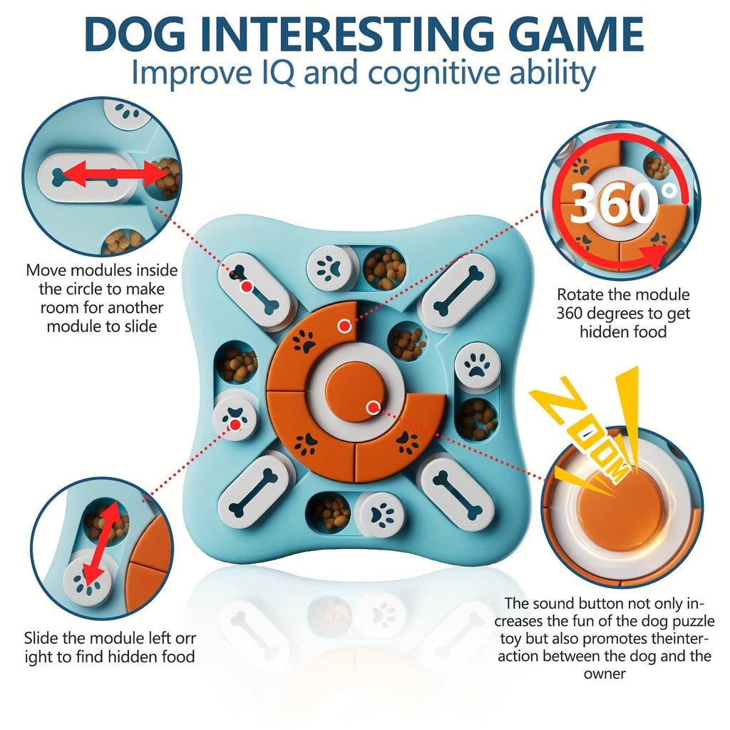 BRAINFETCH PUZZLE – Distributeur de nourriture interactif IQ pour chiens