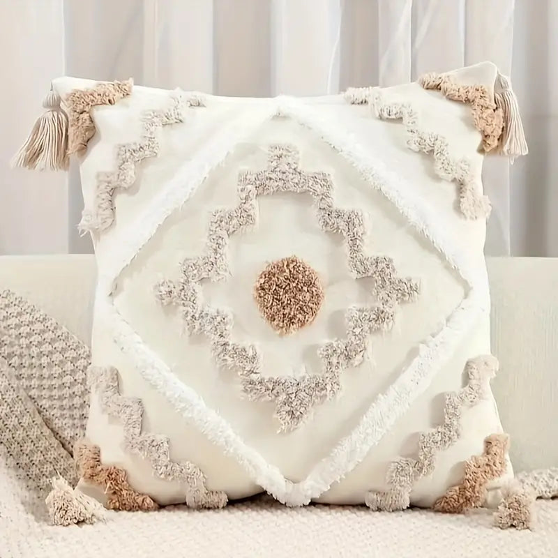 Housse de Coussin Tissé Bohemian Bliss