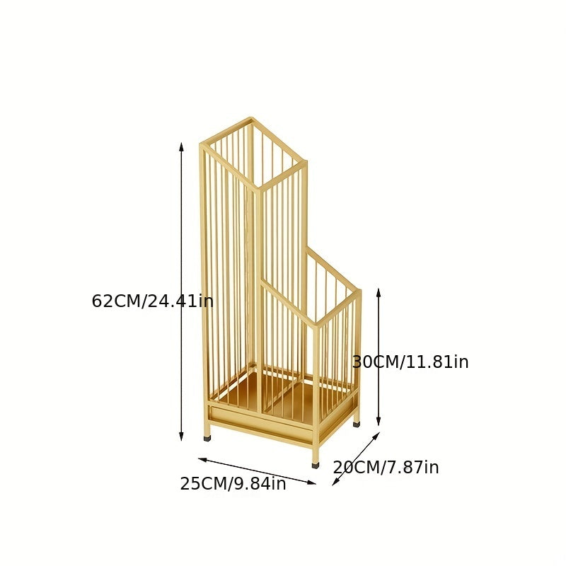 Support de paraplu en fer élégant – Durable et pratique pour un usage domestique et professionnel
