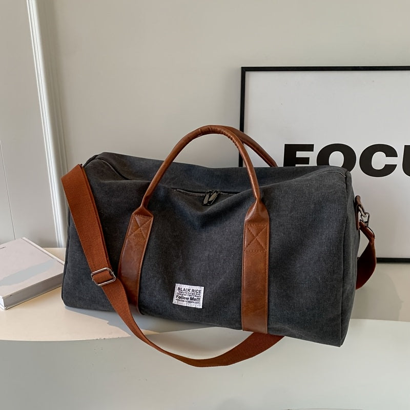 LUXIBAG - Sac de Voyage Vintage Lavé à Grande Capacité Organisateur Multi-Usage