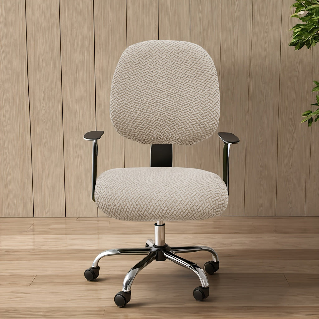 OFFICEGUARD – Ensemble de housses élastiques pour chaise/dos pour un nettoyage facile