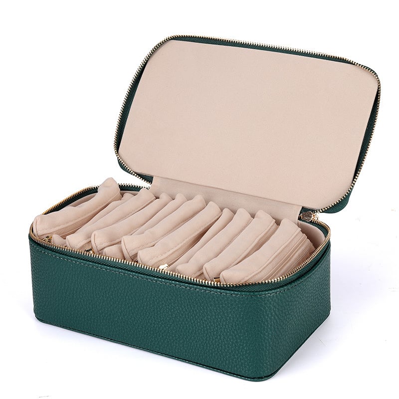 JewelVault™ | Organisateur de bijoux portable avec poches zippées