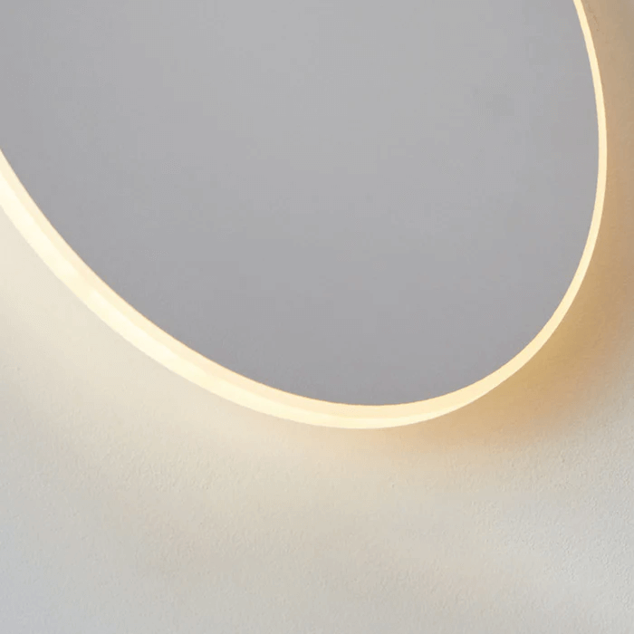 Lumière Murale Extérieure LED Métallique Ronde