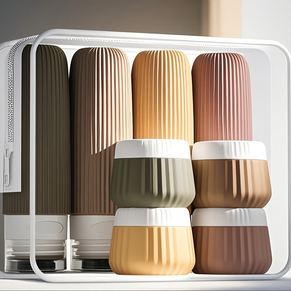 Set de Flacons de Voyage Pratiques – Sûrs et Pratiques pour Voyager