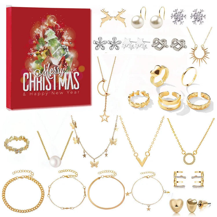 Calendrier de l'Avent Bijoux en Or/Argent - Livia