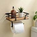 Étagère à serviettes murale en métal – rangement pour la salle de bain