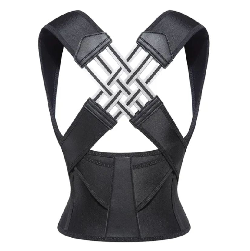 Sandsberg | Ceinture de correction de posture | Soutien immédiat du dos et des épaules | Noir