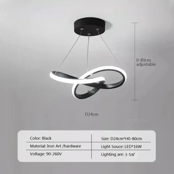 Lampe de plafond LED moderne - WaveGlow