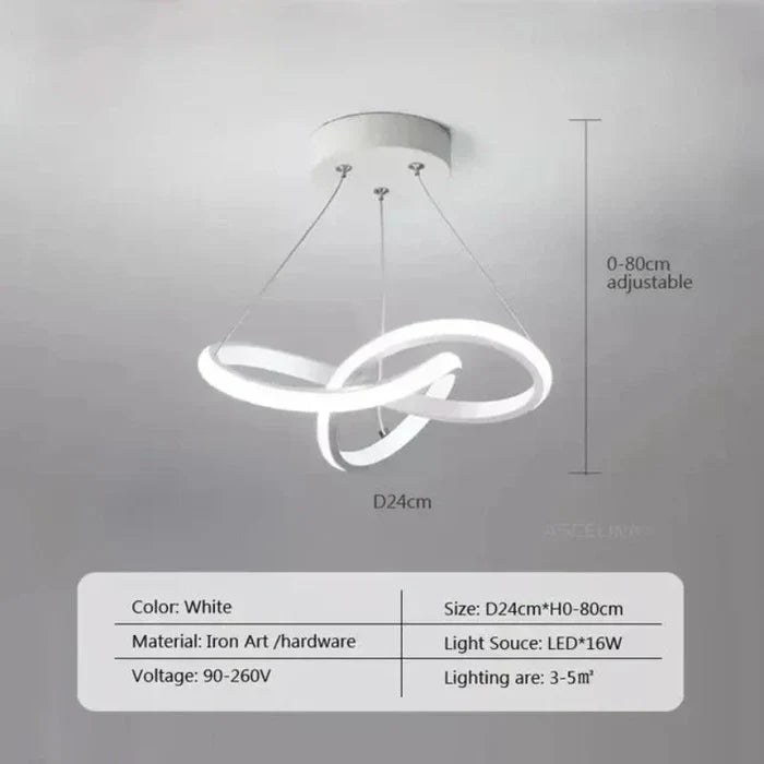 Lampe de plafond LED moderne - WaveGlow