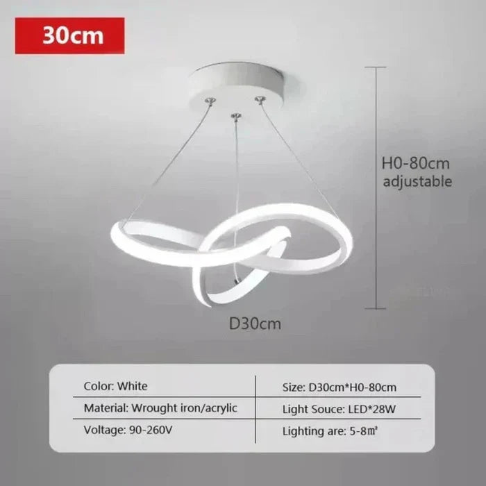Lampe de plafond LED moderne - WaveGlow