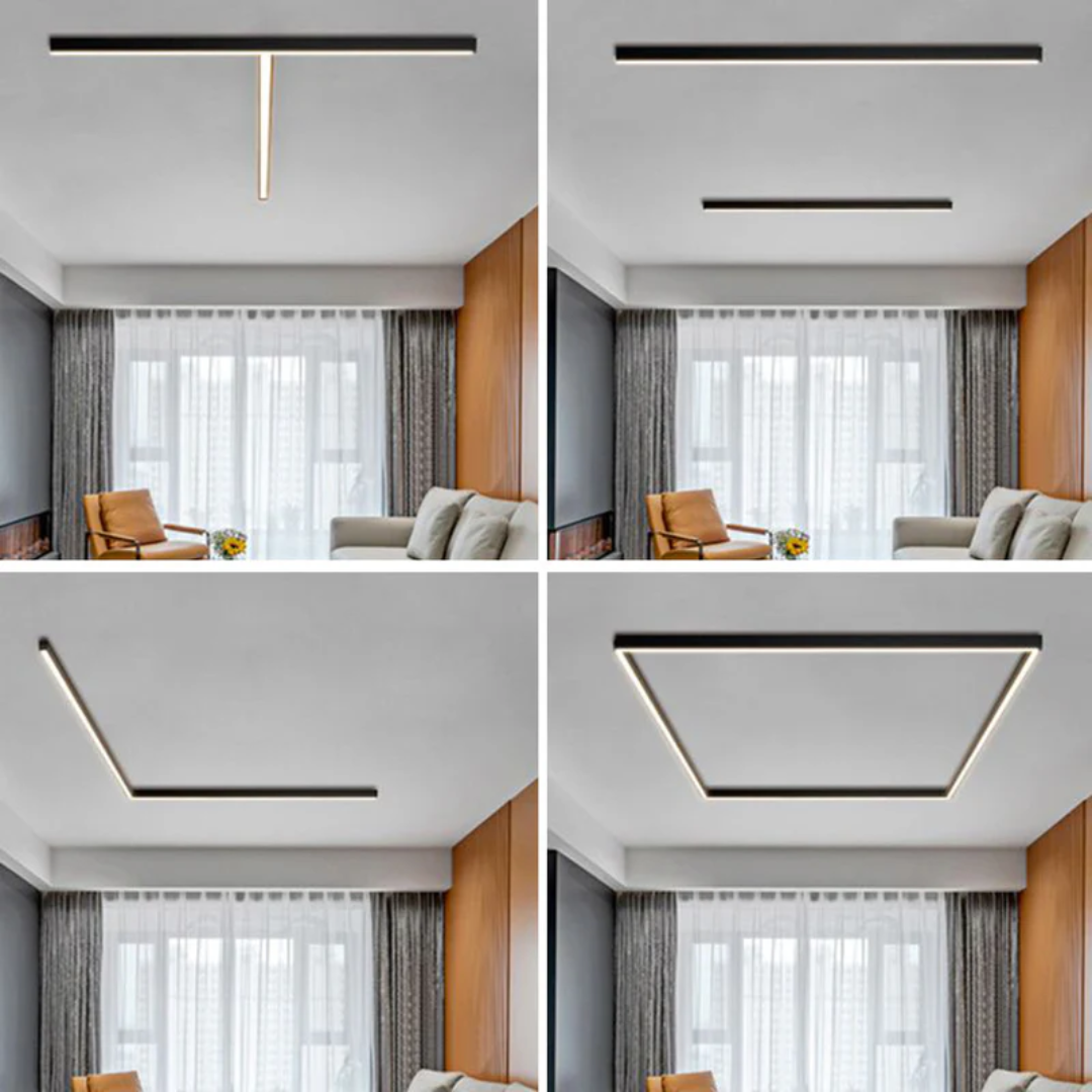 Lampe de plafond LED linéaire industrielle - Stratum