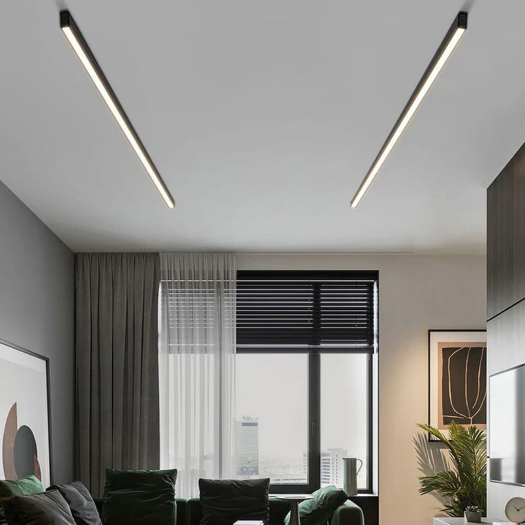 Lampe de plafond LED linéaire industrielle - Stratum