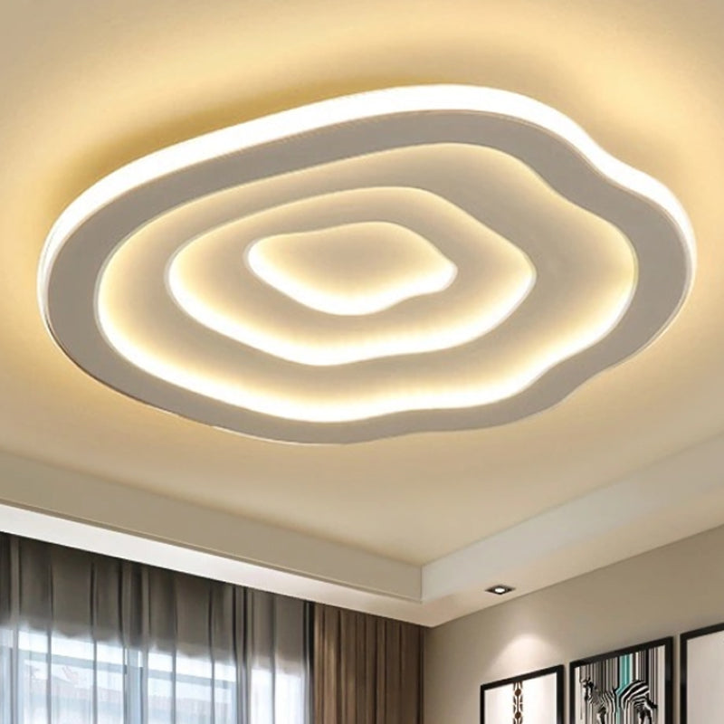 Suspension en acrylique avec lumière LED chaude et blanche - Auralis
